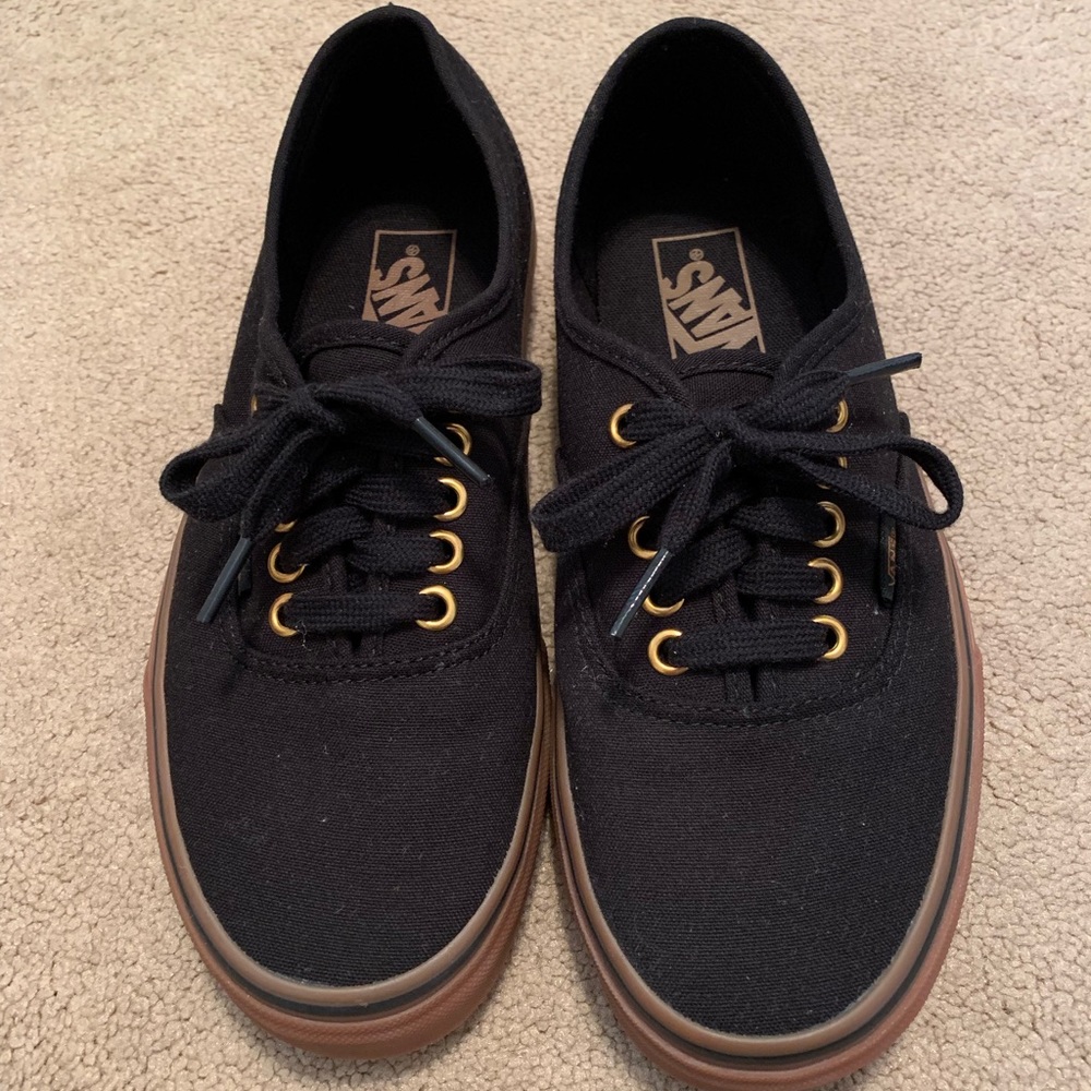 Black Gum Authentic Vans